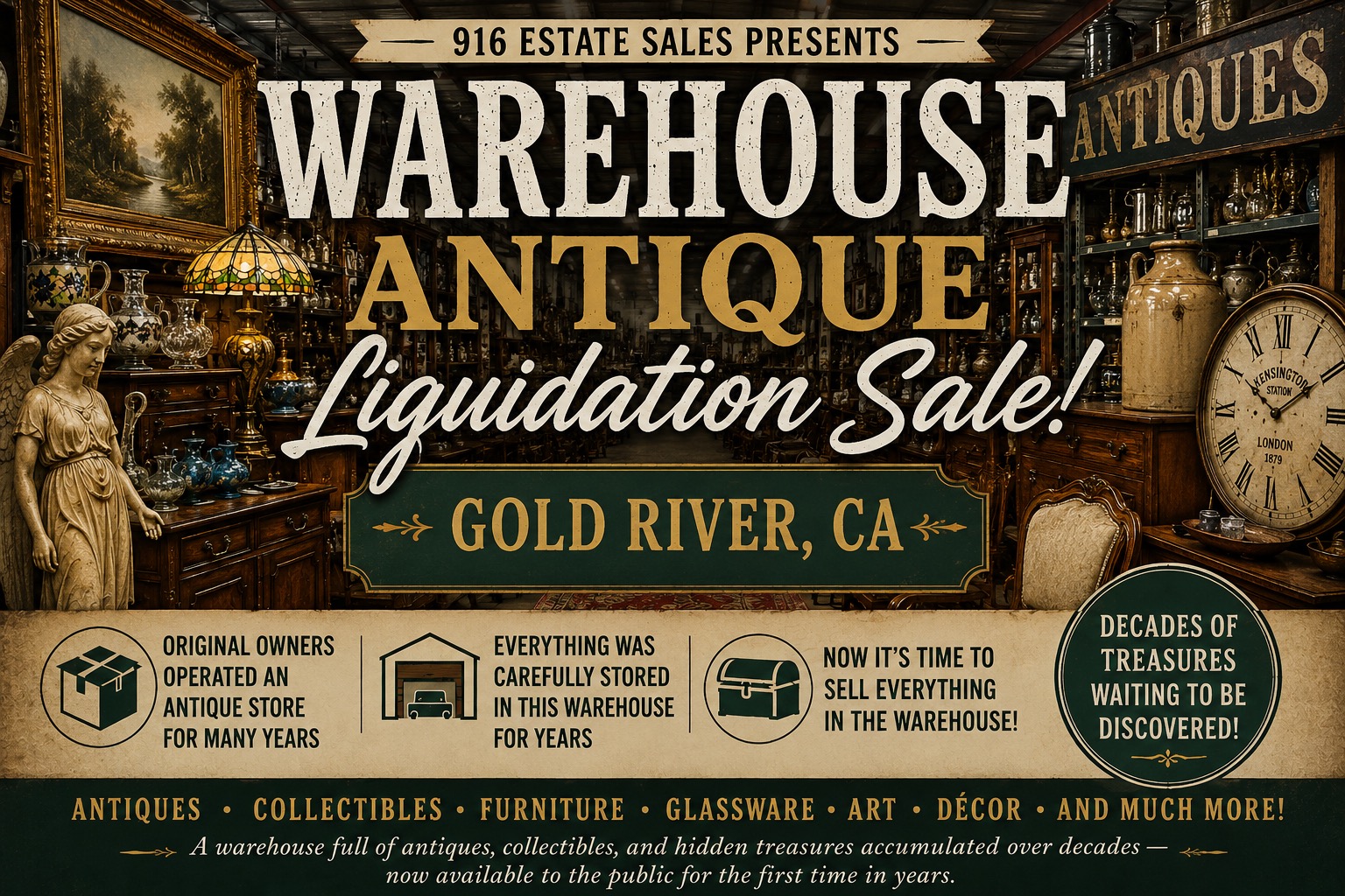 Former antique store owner’s estate sale